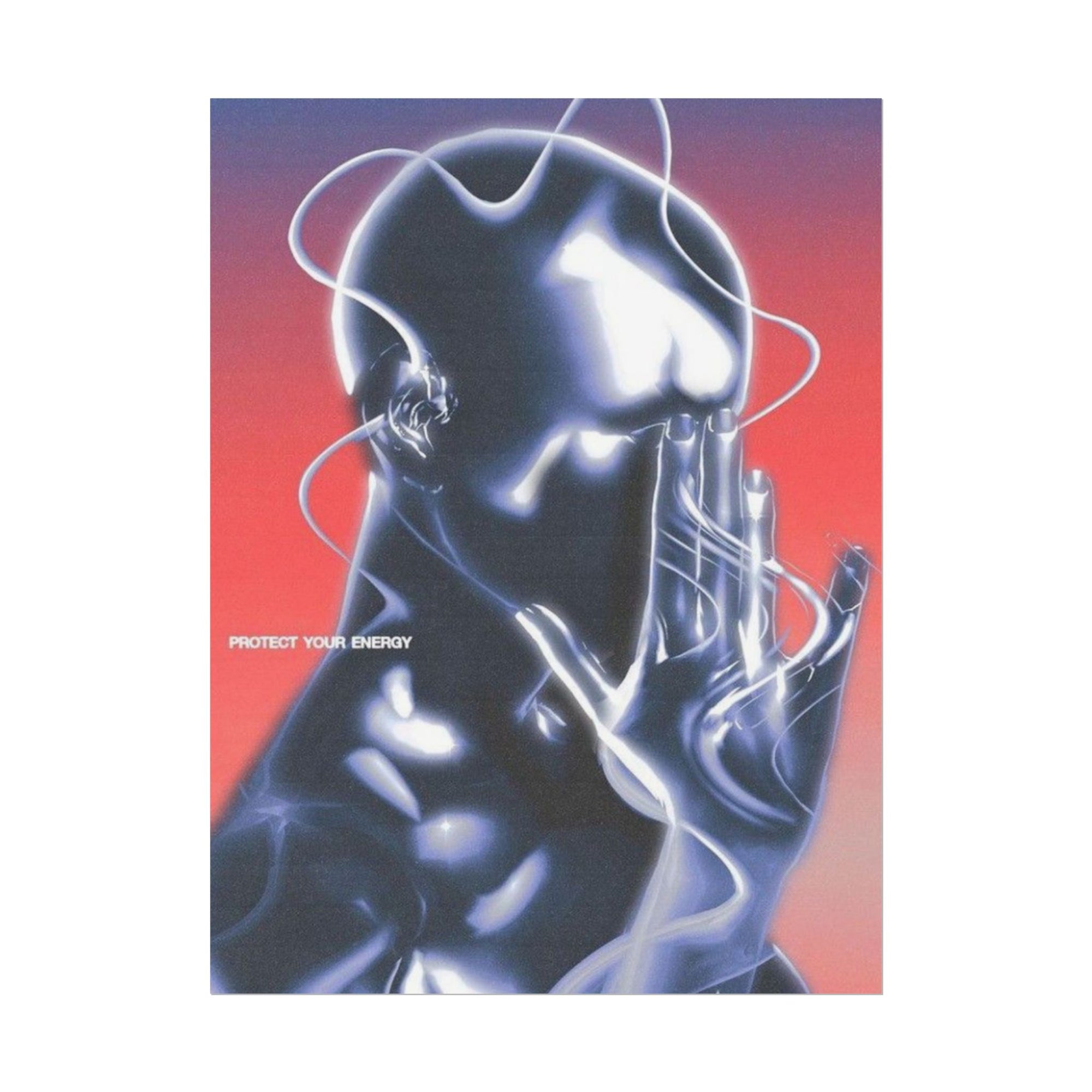 Futuristic Art Print - Protect Your Energy