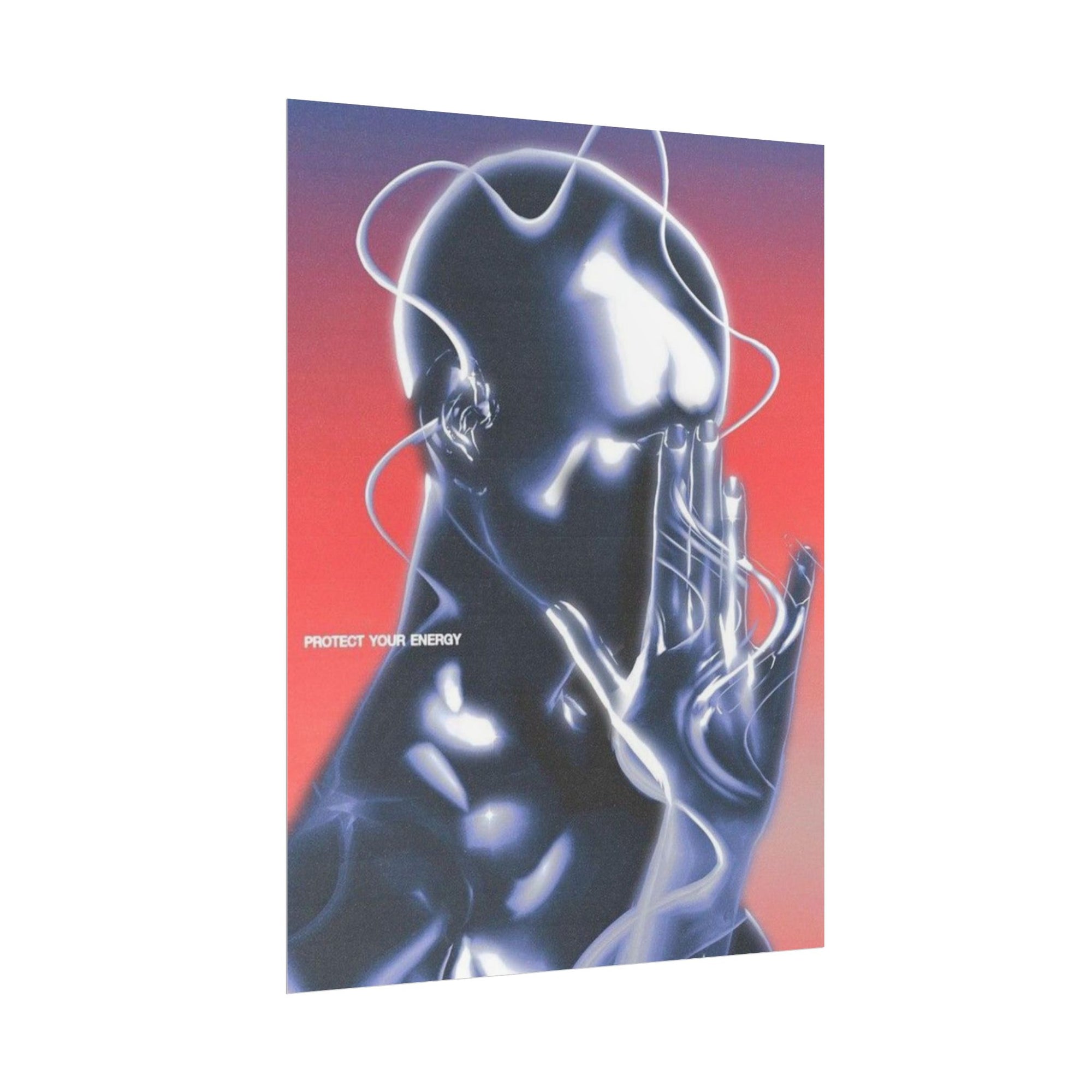 Futuristic Art Print - Protect Your Energy