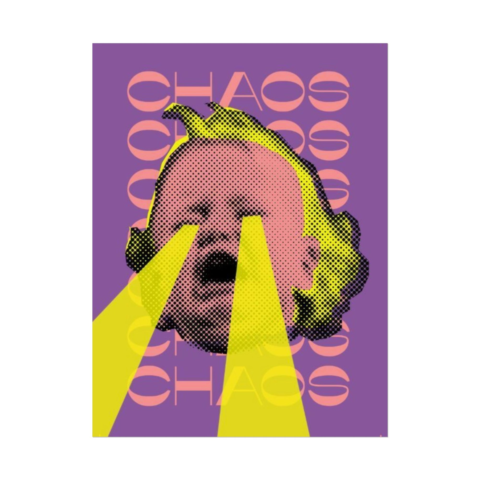 Rolled Posters - Chaos Print Crying Baby