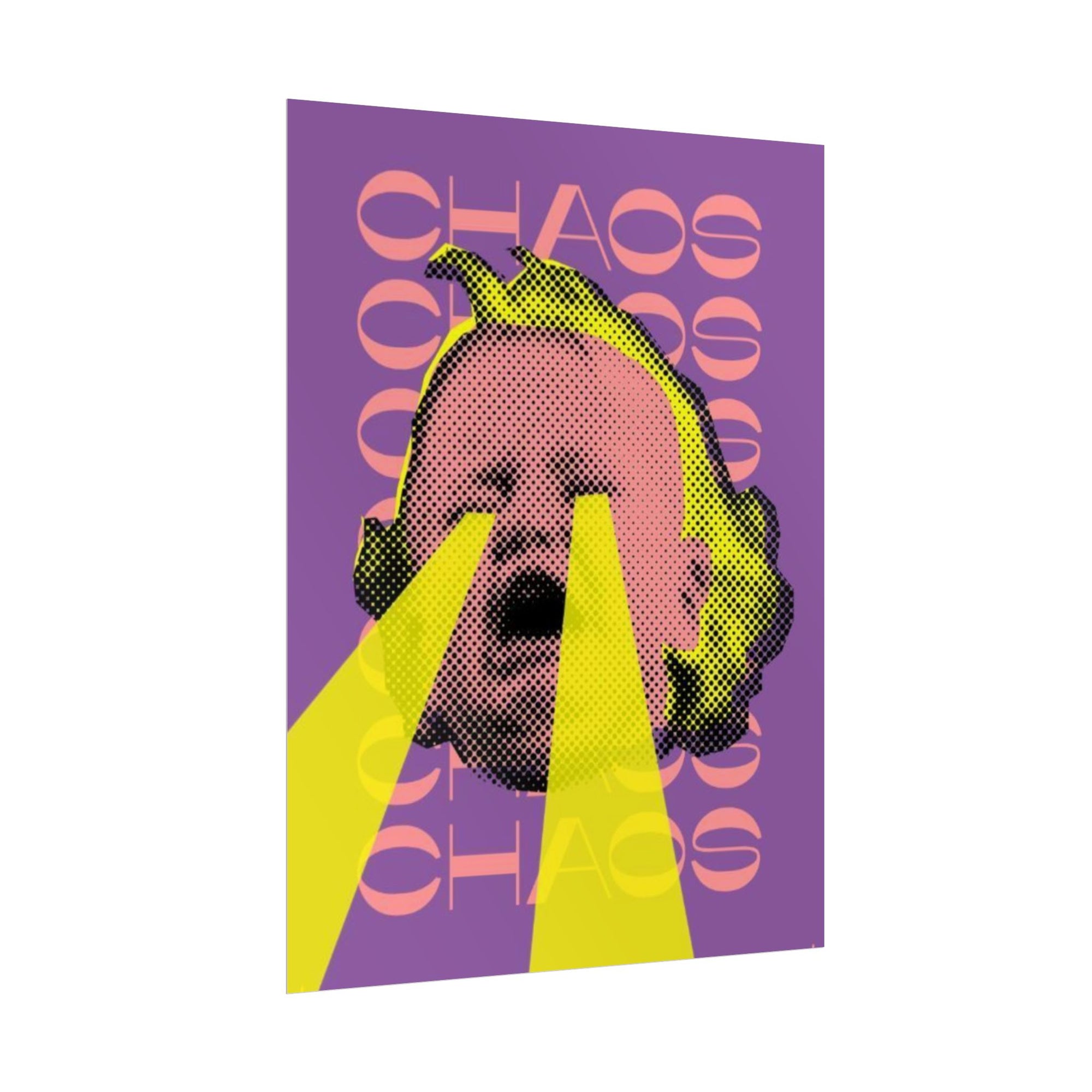 Rolled Posters - Chaos Print Crying Baby
